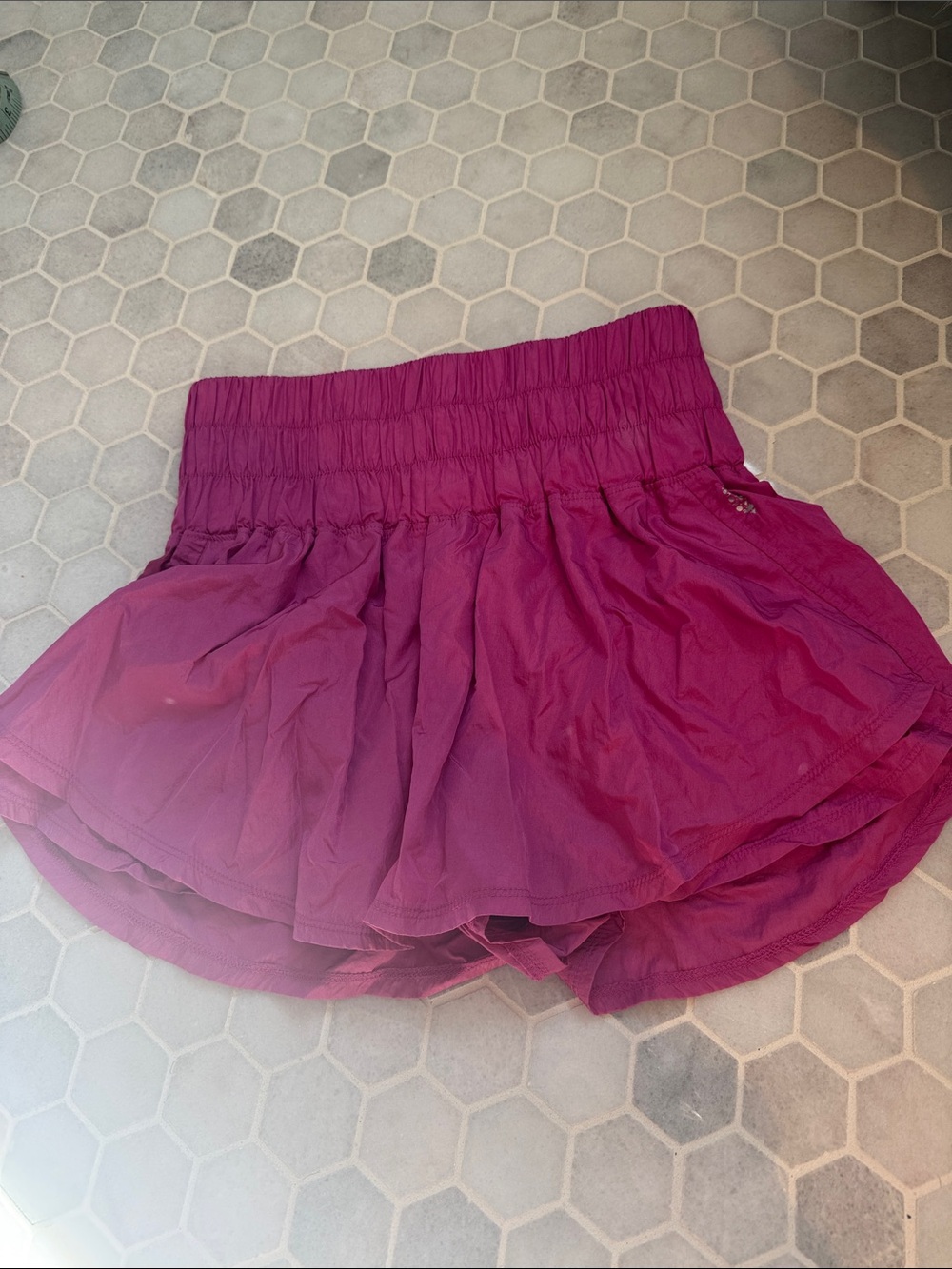 Free people FP movement way home skort bright pink size M